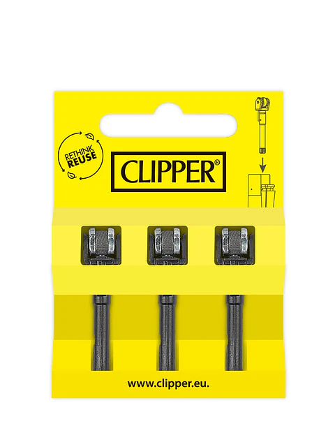 Pedernal de repuesto Clipper – piedra 3 unidades