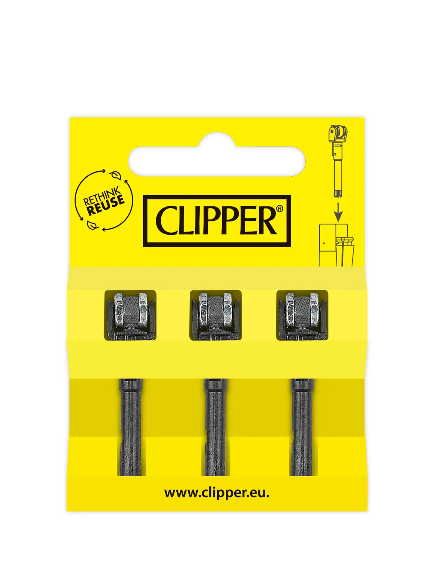 Pedernal de repuesto Clipper – piedra 3 unidades 1