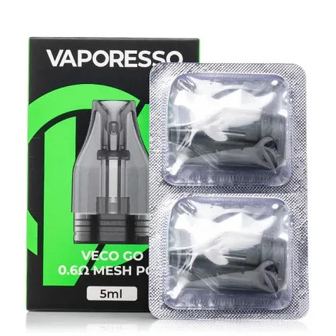 REPUESTO CARTUCHOS VAPORESSO VECO GO 0.6OHM 5ML