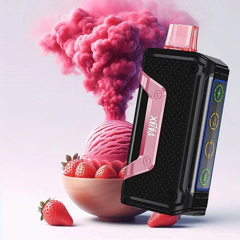 VAPORIZADOR DESECHABLE PALAX STRAWBERRY GELATO 0% 20000 PUFFS