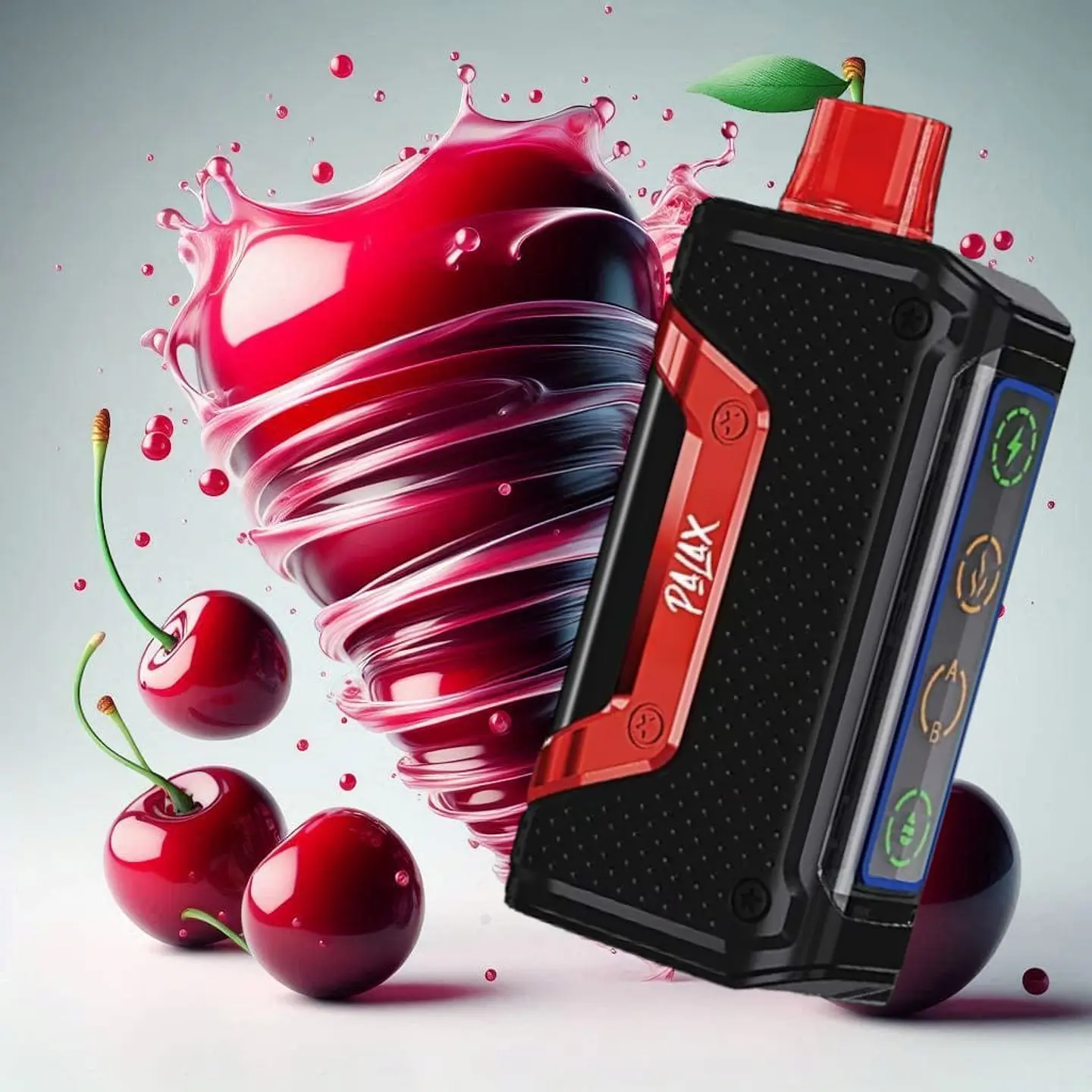 VAPORIZADOR DESECHABLE PALAX CHERRY TWISTER 0% 20000 PUFFS 1