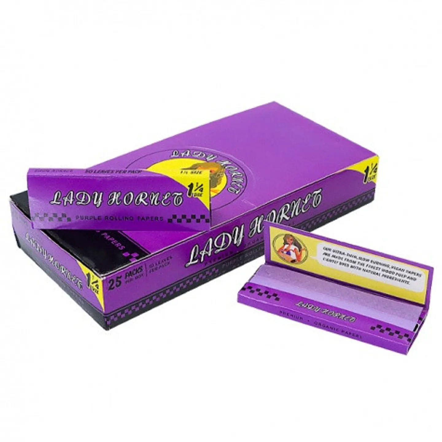 PAPELILLO MORADO LADY HORNET 1 1/4 1