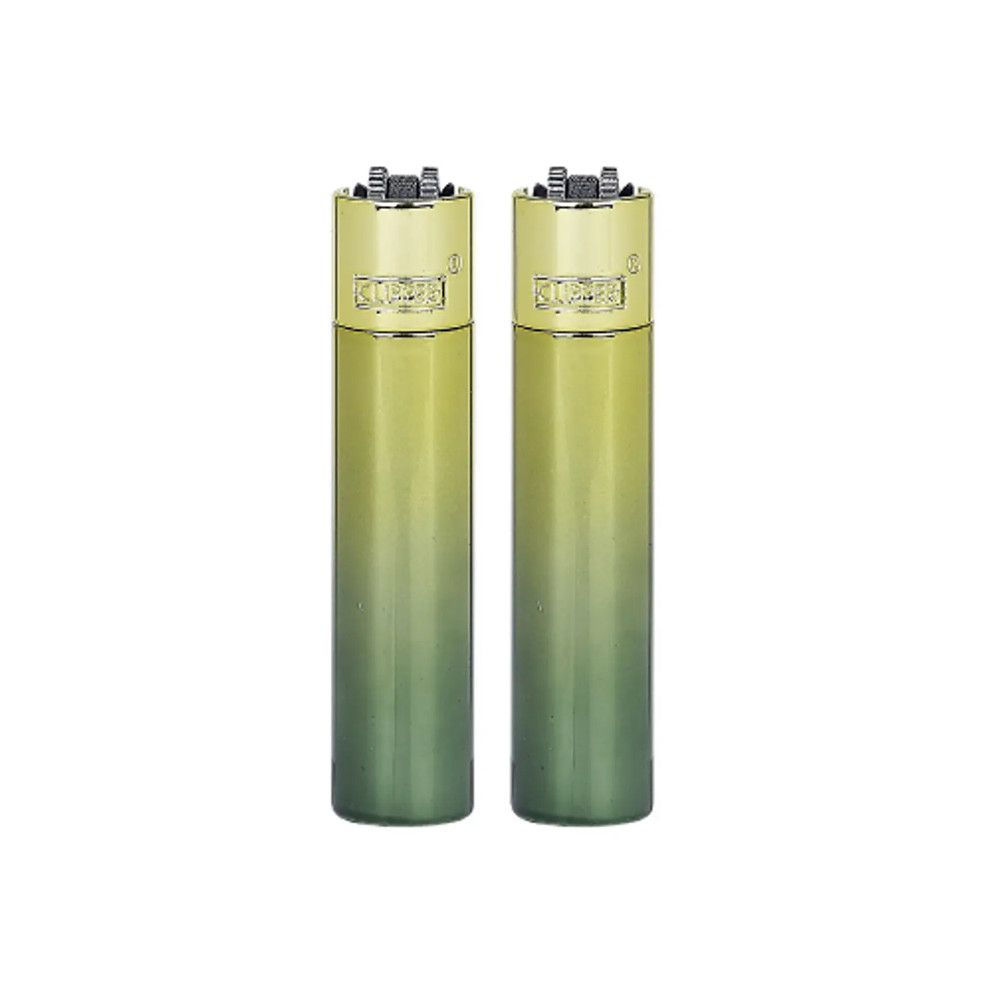 ENCENDEDOR METAL GREEN GRADIENT - CLIPPER 2