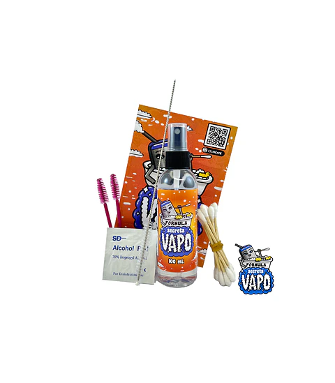 KIT LIMPIADOR VAPO 100ML FÓRMULA SECRETA 420