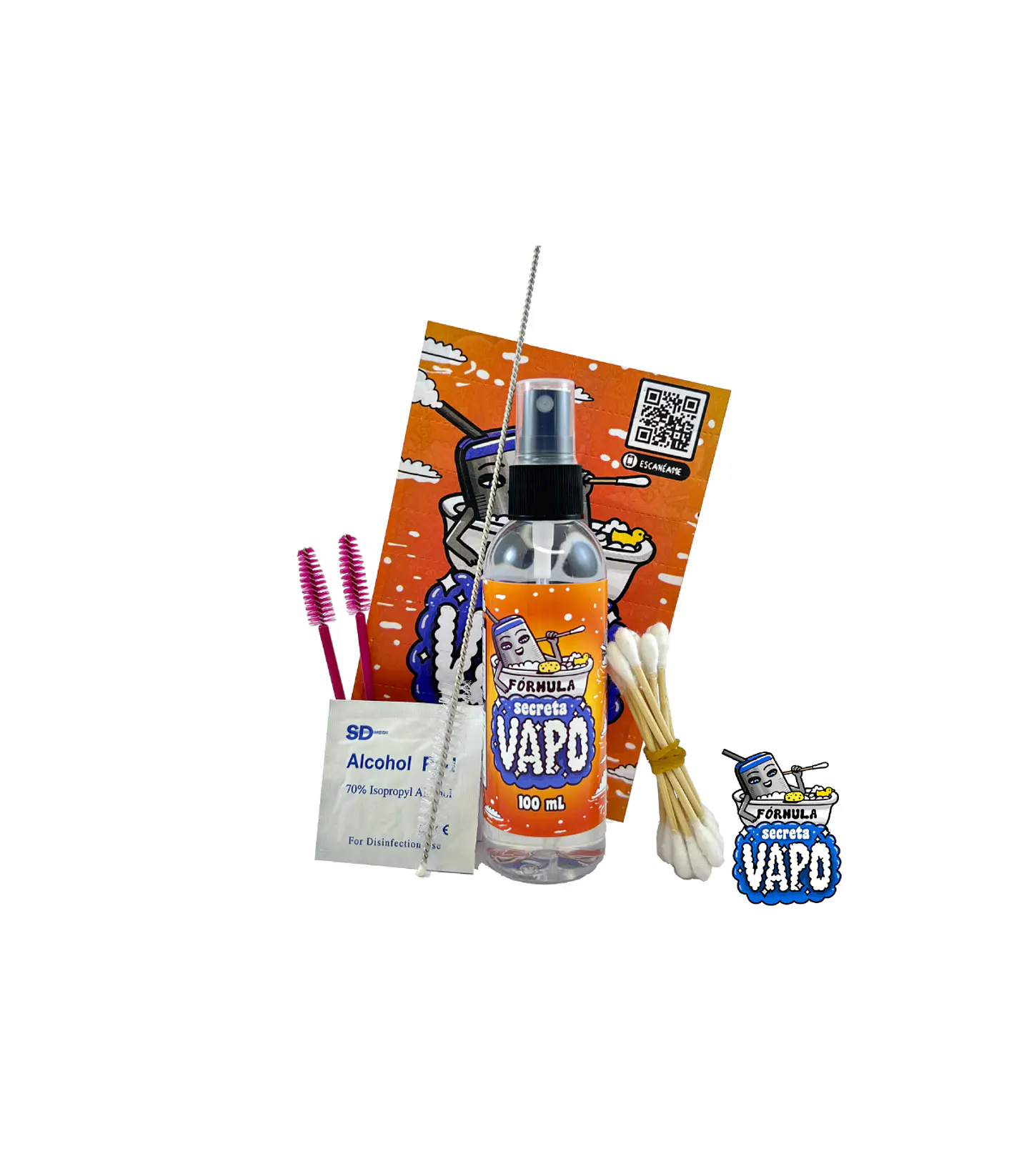 KIT LIMPIADOR VAPO 100ML FÓRMULA SECRETA 420 1