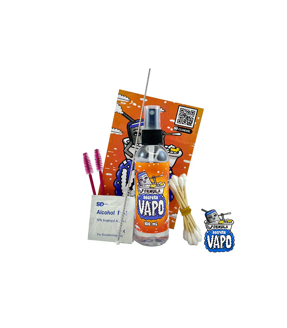 KIT LIMPIADOR VAPO 100ML FÓRMULA SECRETA 420 1
