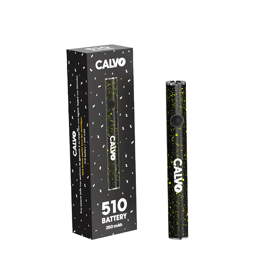 BATERIA CARTRIDGE 510 COSMIC BLACK - CALVO GLASS 1