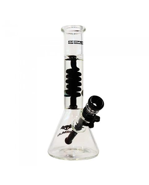GREMLIN - GLASS GLYCERINE BONG - HAPPY OMEN