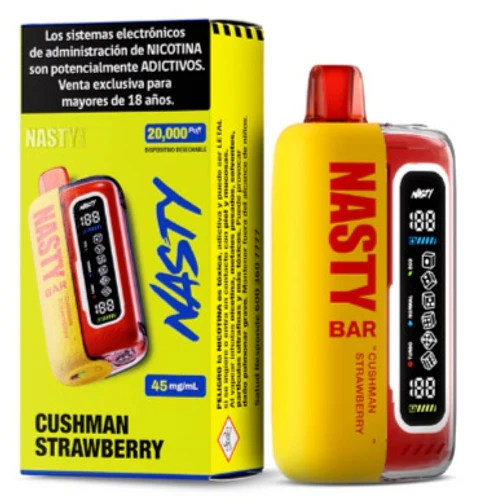 Vaporizador Salt Nasty Bar 20 Cushman Strawberry 45mg