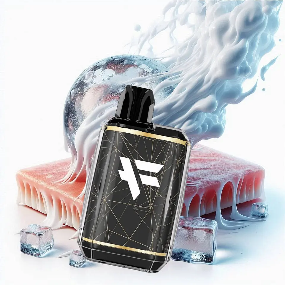 VAPORIZADOR DESECHABLE FUYL DINNER LADY 600 PUFF 0% - BUBBLEGUM ICE 1