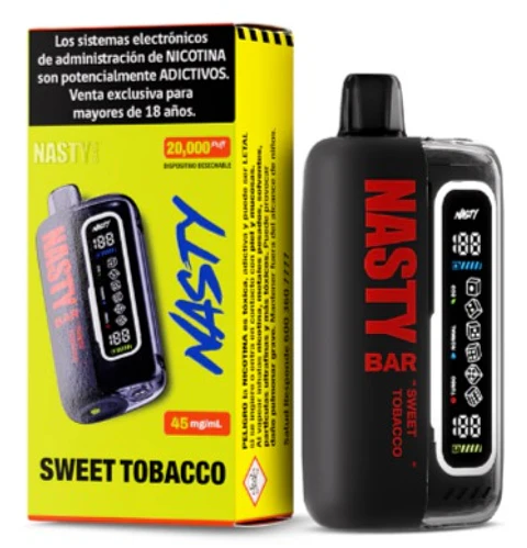 Vaporizador Salt Nasty Bar 20 Sweet Tobacco 45mg