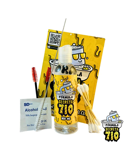 KIT LIMPIADOR DE RESINA 100ML (AMARILLO) FÓRMULA SECRETA 420
