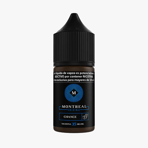 Líquido vaporizador Chance Salt 35mg 30ml - Montreal Original