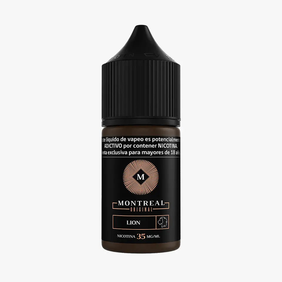 Líquido vaporizador Lion Salt 35mg 30ml - Montreal Original 1