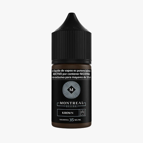Líquido vaporizador Canadian Salt 35mg 30ml - Montreal Original