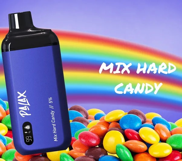 VAPORIZADOR DESECHABLE PALAX MIX HARD CANDY 0% NIC 8000 PUFFS