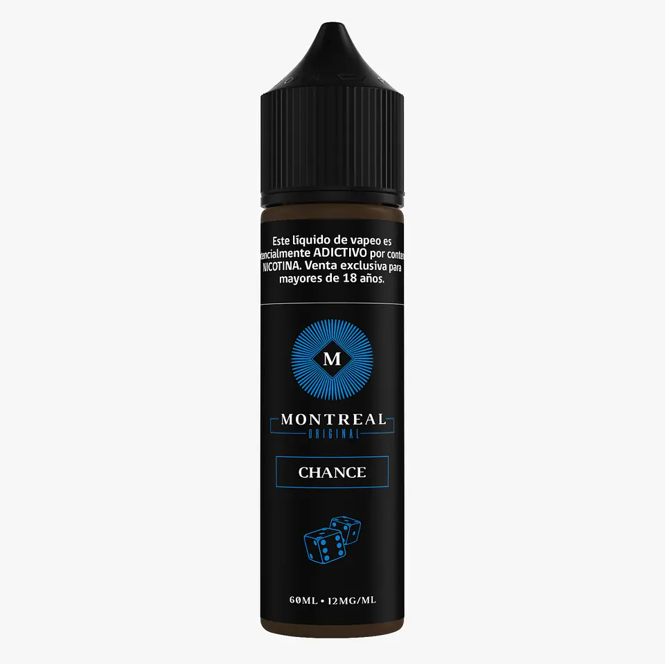 Líquido vaporizador Chance 12mg 60ml - Montreal Original 1