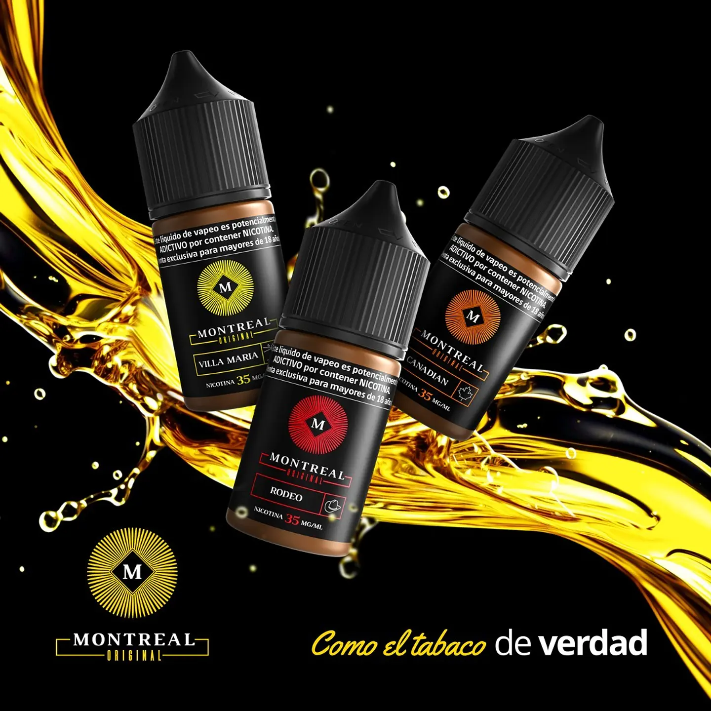 Líquido vaporizador Canadian Salt 35mg 30ml - Montreal Original 2