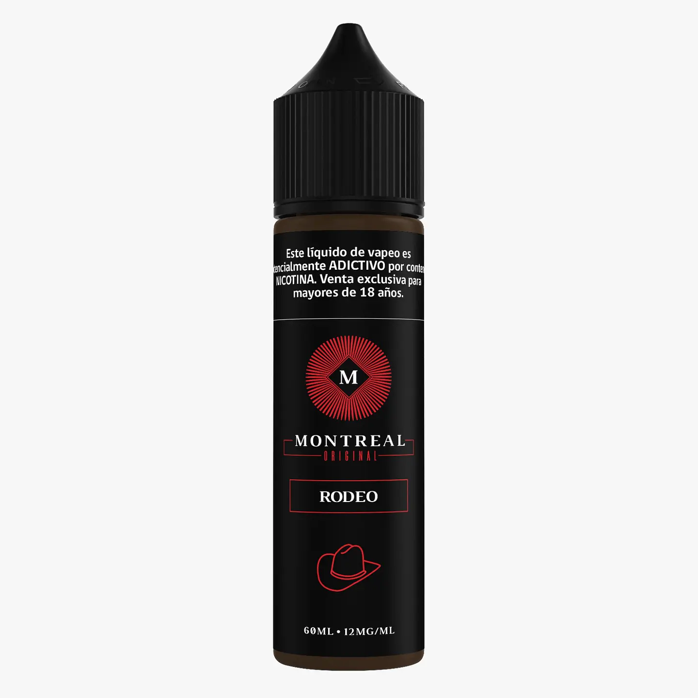 Líquido vaporizador Rodeo 12mg 60ml - Montreal Original 1