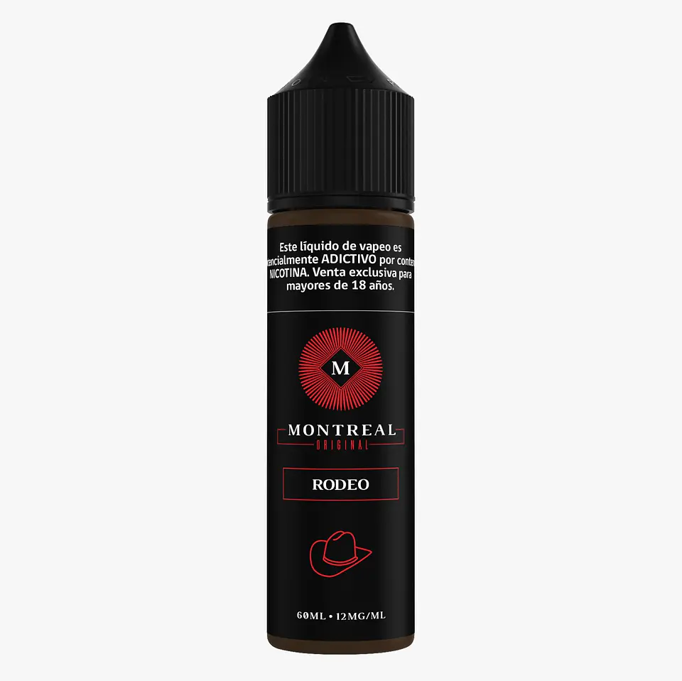 Líquido vaporizador Rodeo 12mg 60ml - Montreal Original 1