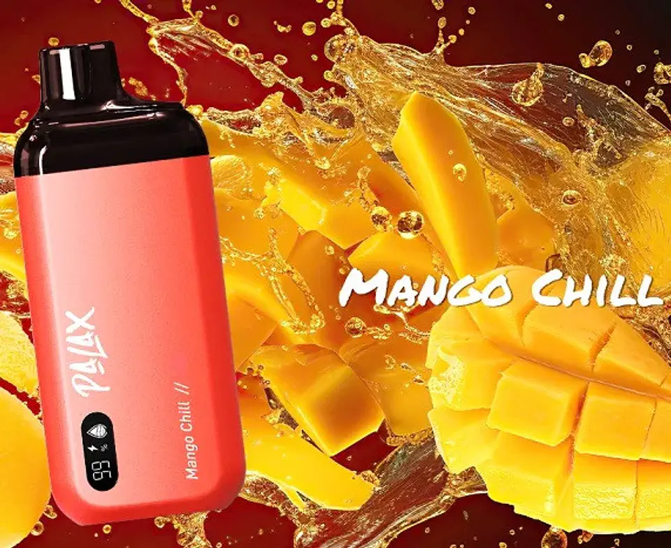 VAPORIZADOR DESECHABLE PALAX MANGO CHILL 0% NIC 8000 PUFFS 1