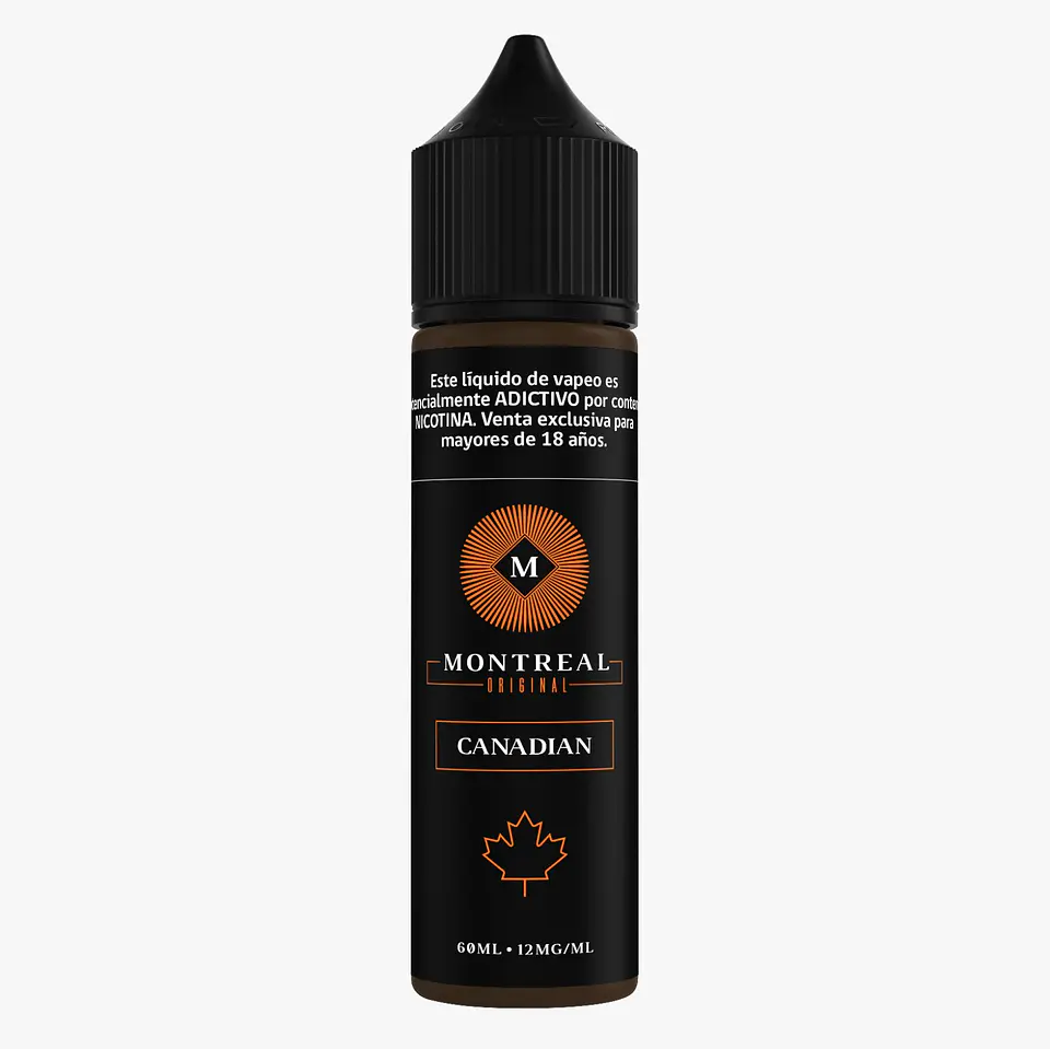 Líquido vaporizador Canadian 12mg 60ml - Montreal Original 1