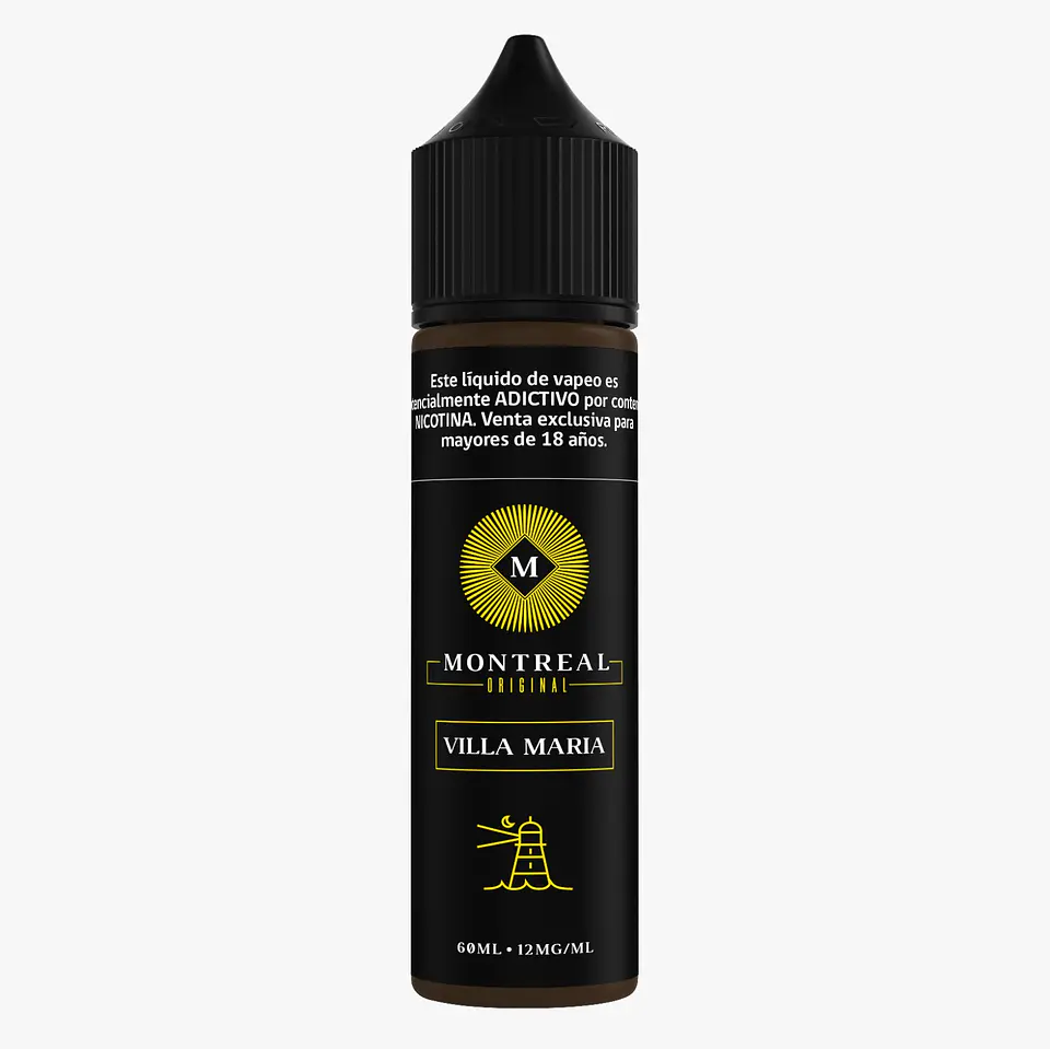 Líquido vaporizador Villa María 12mg 60ml - Montreal Original 1