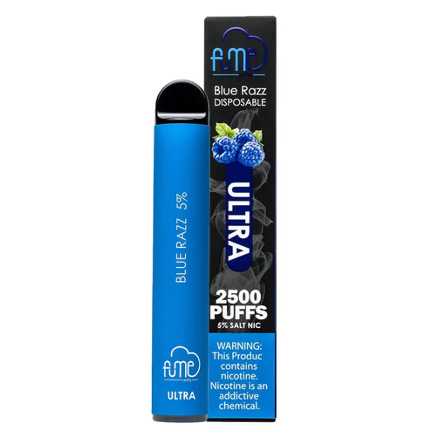 VAPORIZADOR DESECHABLE FUME EXTRA 2500 PUFF 0% - BLUE RAZZ 1
