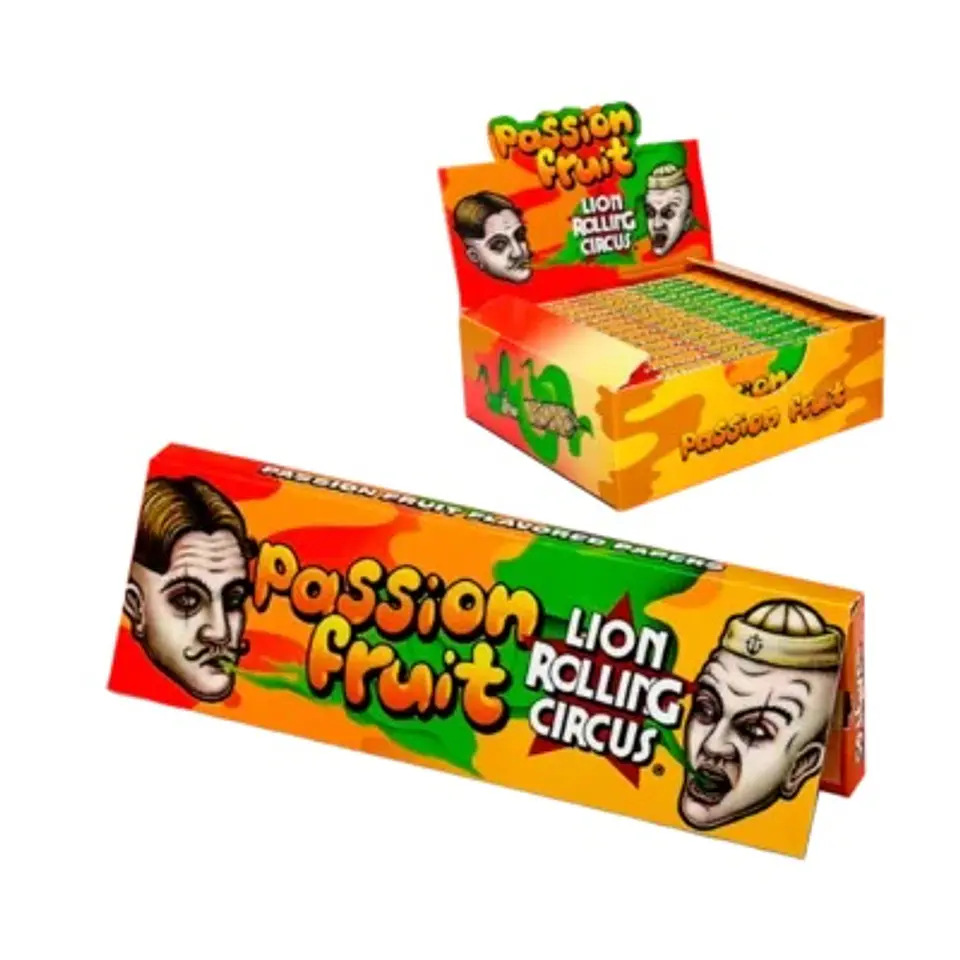 PAPEL FLAVOUR 1 1/4 PASSION FRUIT - LION ROLLING CIRCUS 1