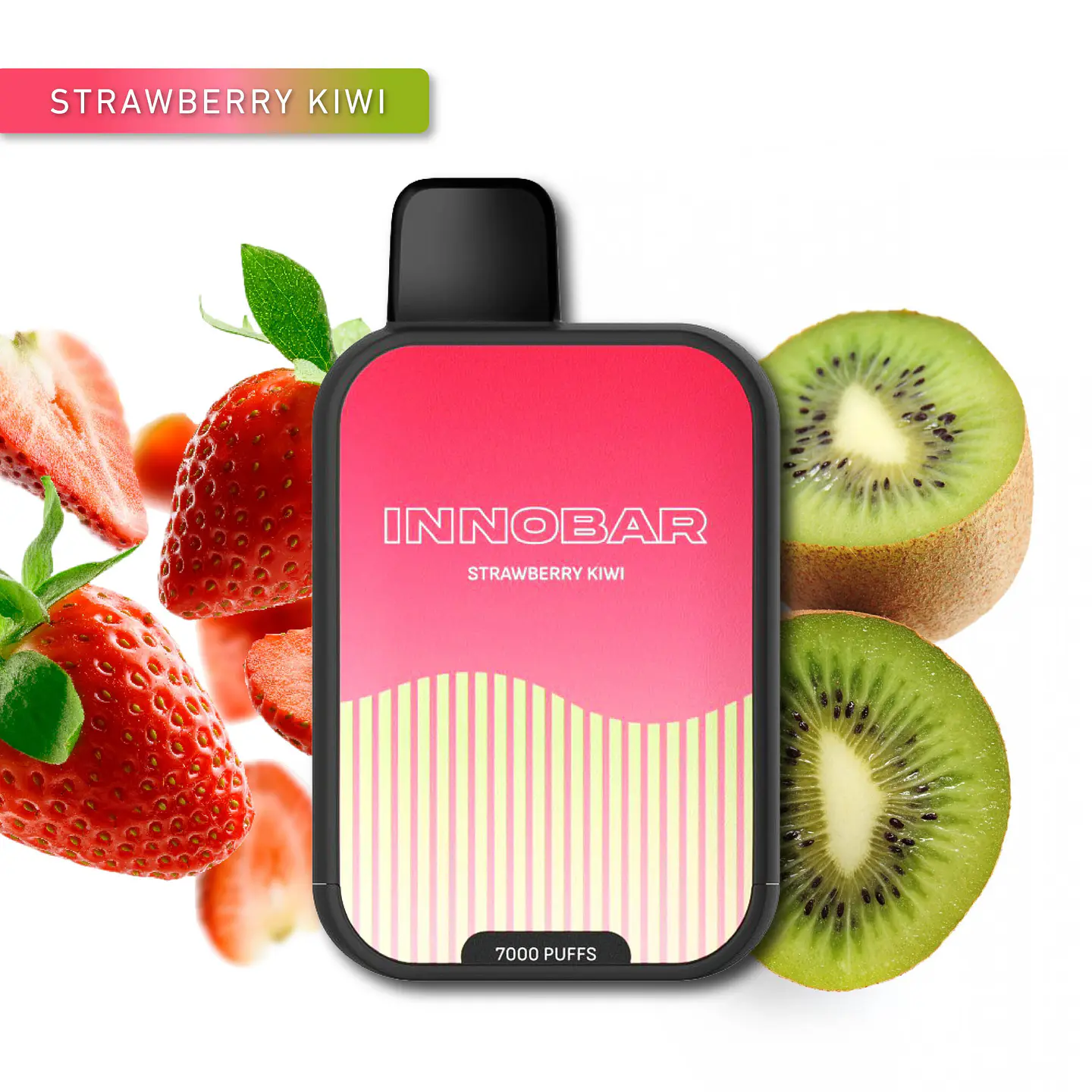 VAPER DESECHABLE STRAWBERRY KIWI 7000 PUFFS 4.5% - INNOBAR 1