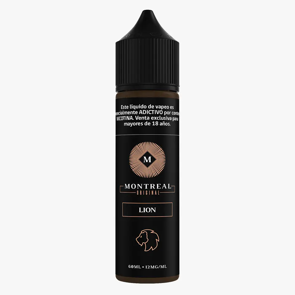 Líquido vaporizador Lion 12mg 60ml - Montreal Original 1