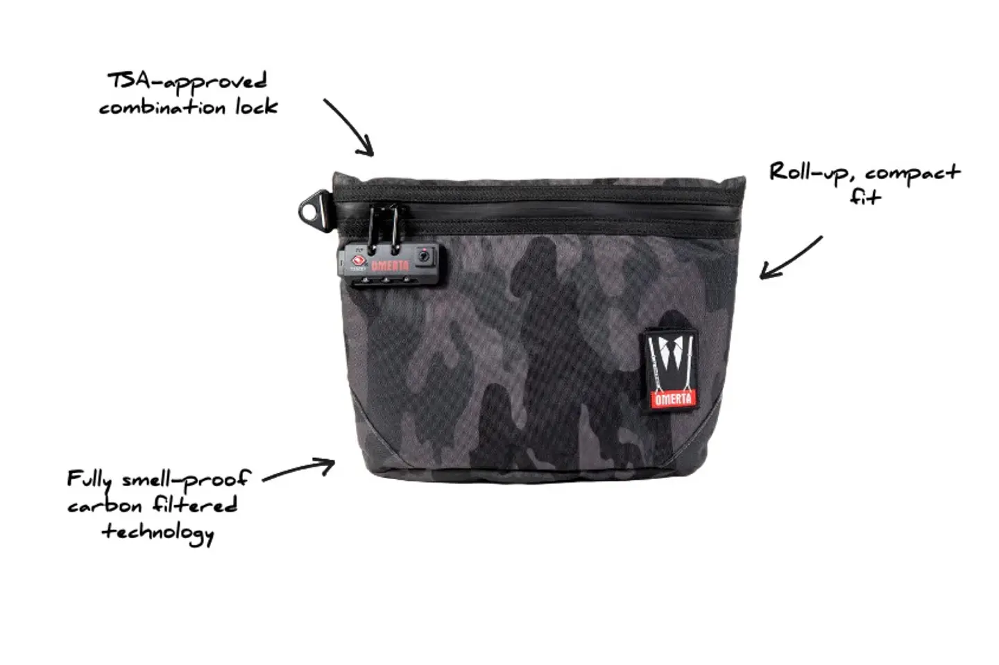 ESTUCHE ANTI-OLOR COLLECTOR CON CANDADO – 22cm – NEGRO 3