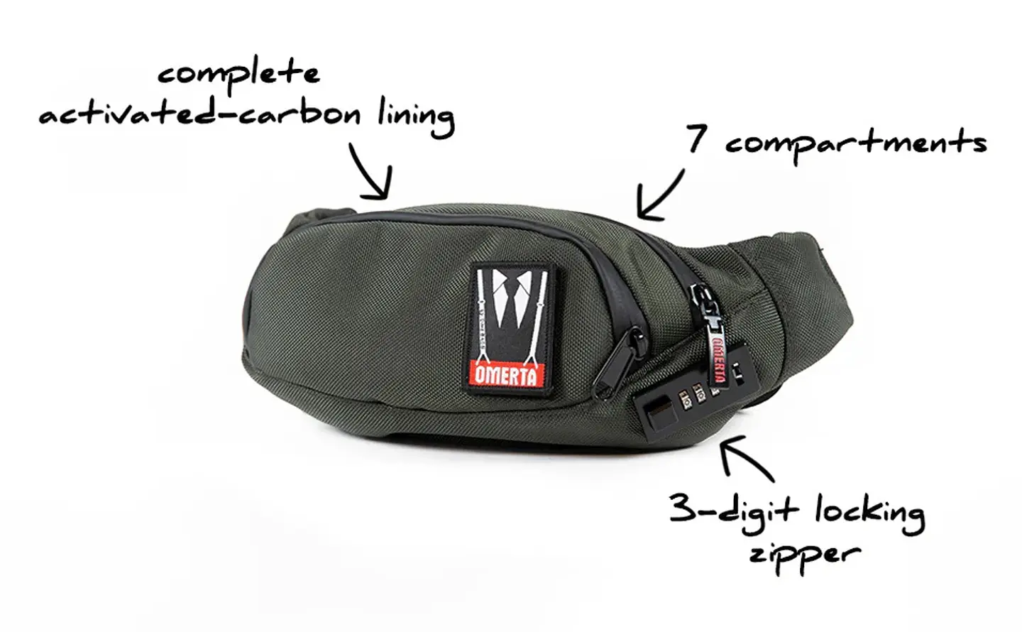 ESTUCHE ANTI-OLOR THE OUTFIT - SMELL-PROOF BLACK 3