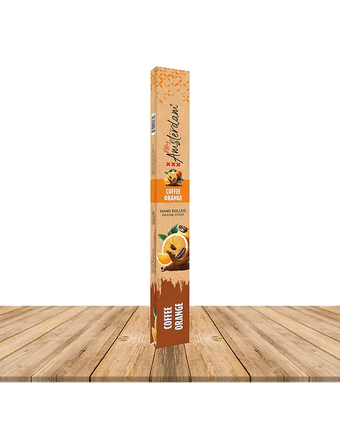 INCIENSO JARDIN ROLLING AMSTERDAM 41 CM CAFÉ NARANJA 2 HORAS !
