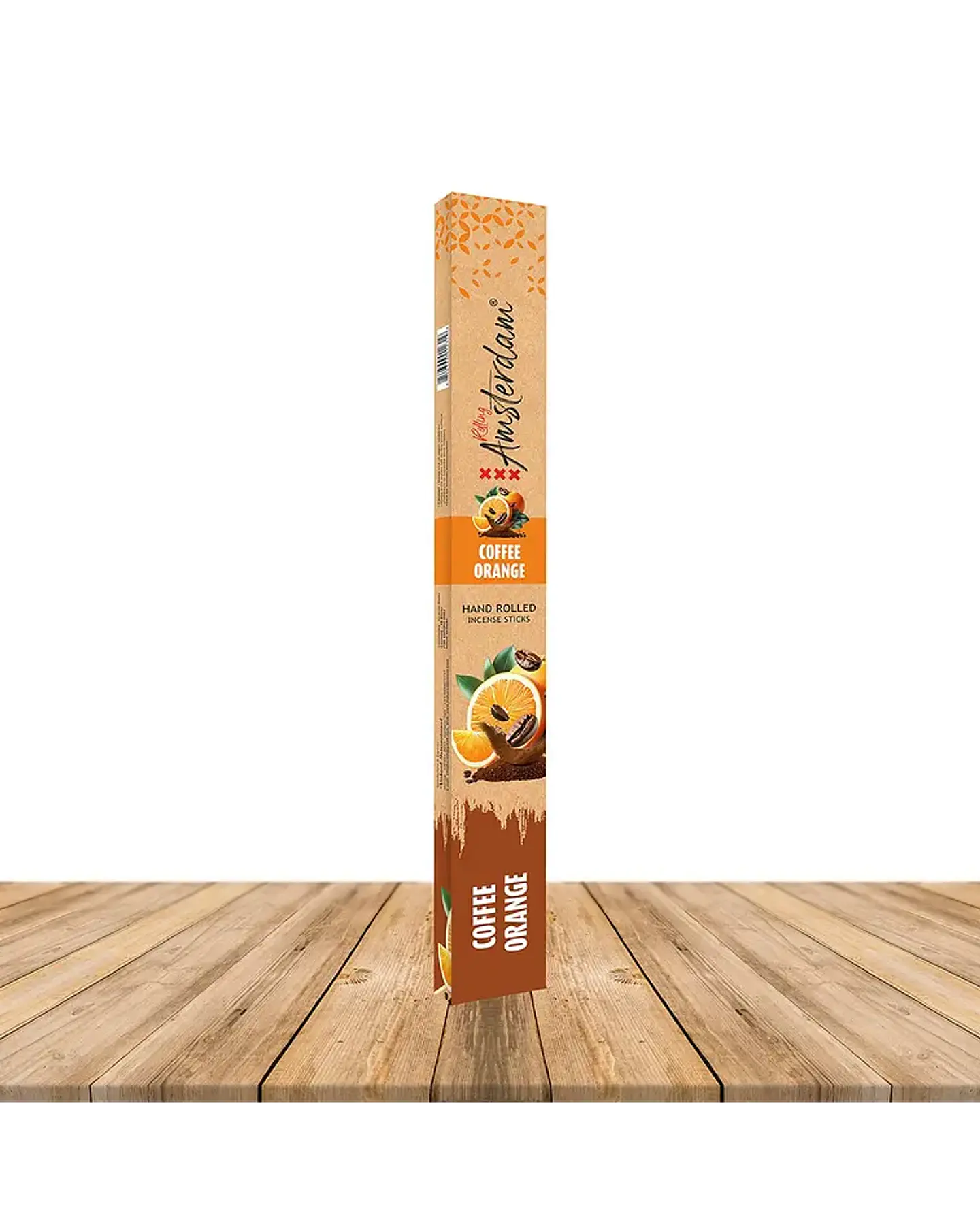 INCIENSO JARDIN ROLLING AMSTERDAM 41 CM CAFÉ NARANJA 2 HORAS ! 1