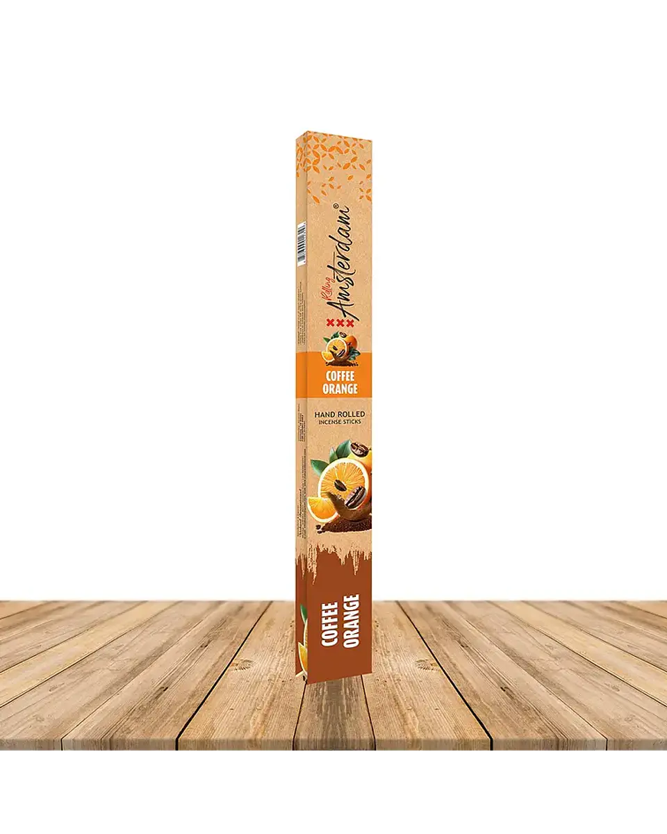 INCIENSO JARDIN ROLLING AMSTERDAM 41 CM CAFÉ NARANJA 2 HORAS ! 1