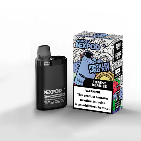VAPER DESECHABLE FOREST BERRIES KIT 5000 PUFFS 5% - NEXPOD WOTOFO