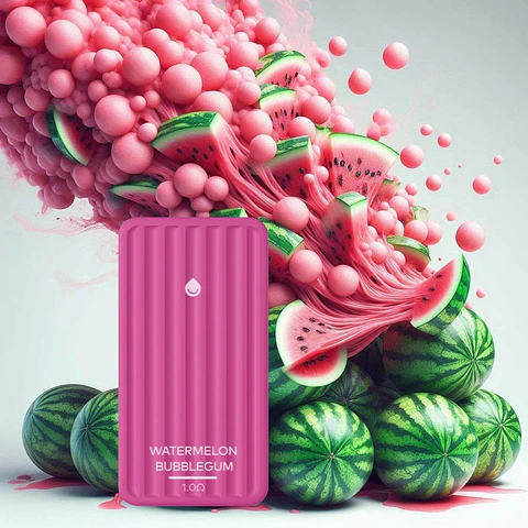 VAPER DESECHABLE WATERMELON BUBBLEGUM CLK! POD (REPUESTO) 5000 PUFFS 5% - INNOBAR