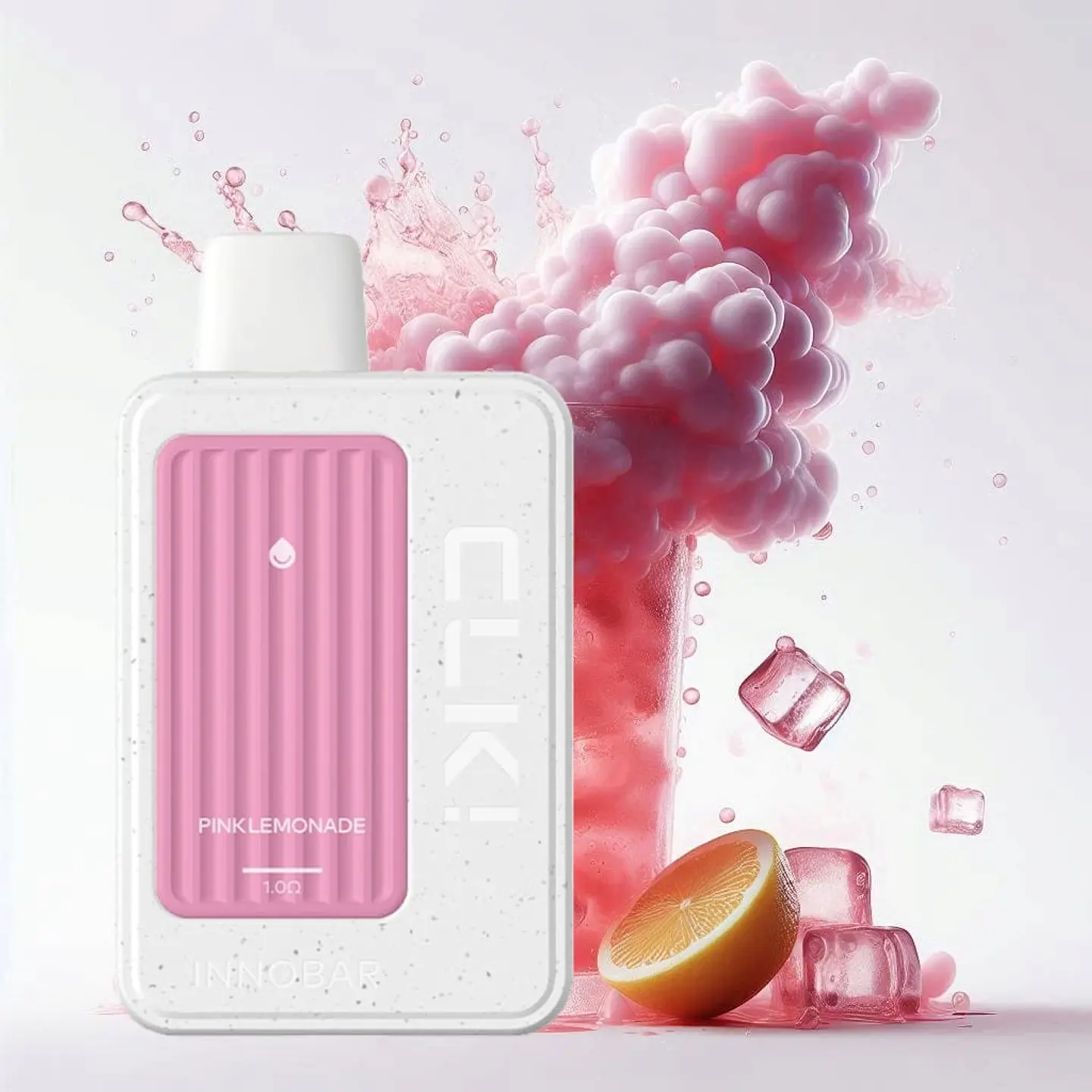 VAPER DESECHABLE PINK LEMONADE CLK! KIT 5000 PUFFS 5% - INNOBAR 1
