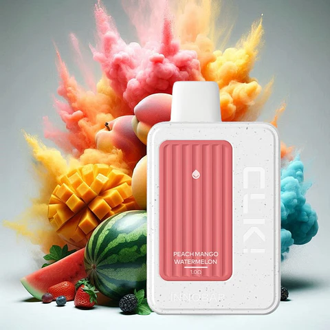 VAPER DESECHABLE PEACH MANGO WATERMELON CLK! KIT 5000 PUFFS 5% - INNOBAR