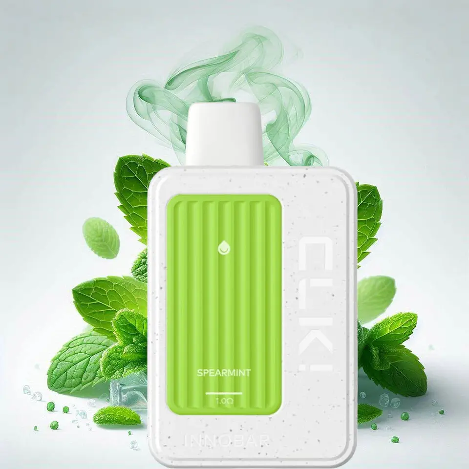 VAPER DESECHABLE SPEARMINT CLK! KIT 5000 PUFFS 5% - INNOBAR 1