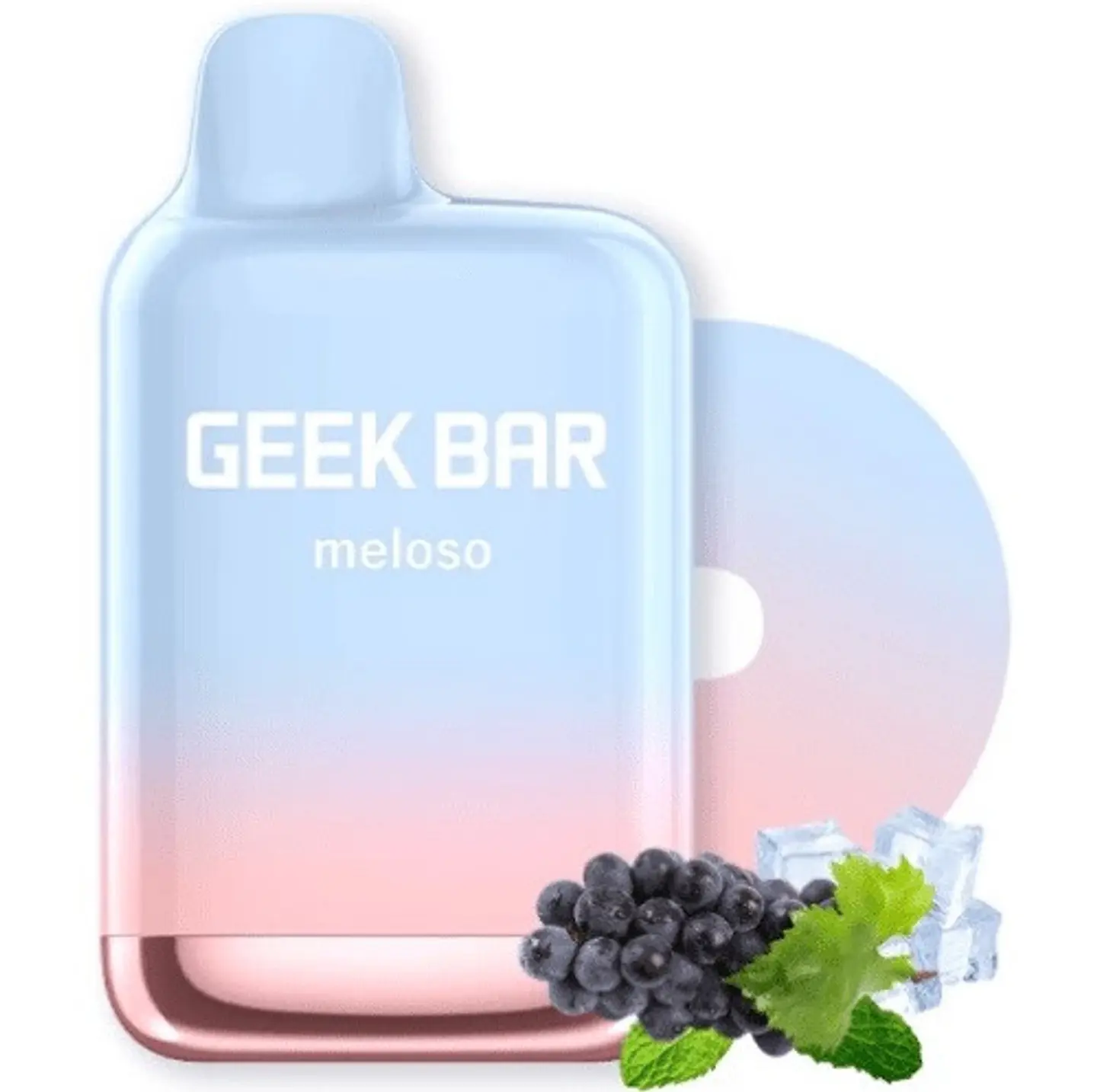 VAPER DESECHABLE GRAPE ICE MELOSO MAX 9000 PUFFS 5% - GEEKBAR 1