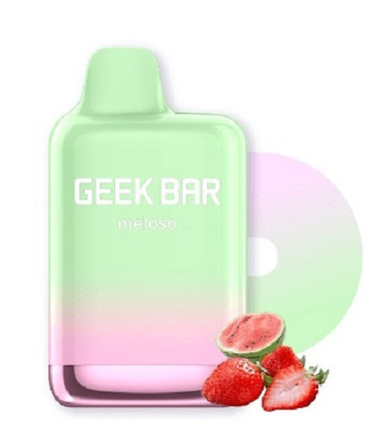 VAPER DESECHABLE STRAWBERRY WATERMELON MELOSO MAX 9000 PUFFS 5% - GEEKBAR