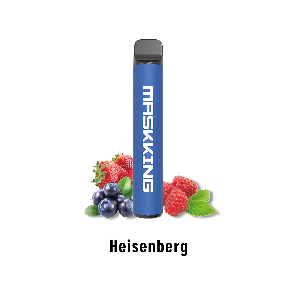 VAPER DESECHABLE HEISENBERG 2200 PUFFS 5% - MASKKING 1