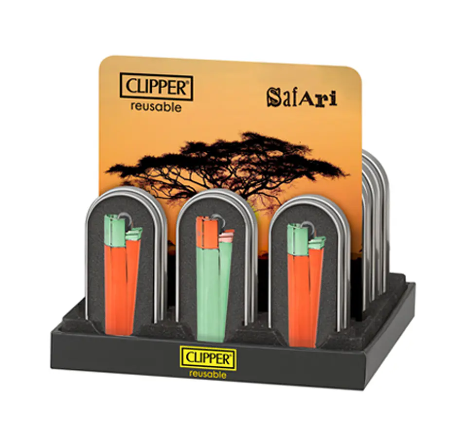 ENCENDEDOR METAL SAFARI - CLIPPER 1