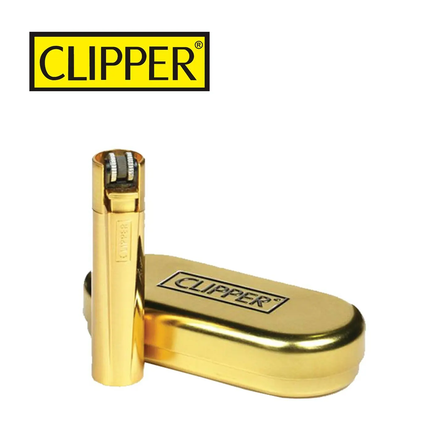 ENCENDEDOR METAL GOLD - CLIPPER 2