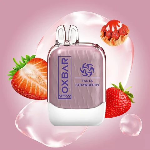 VAPER DESECHABLE FANTA FRUTILLA 8000 PUFFS 5% - OXBAR