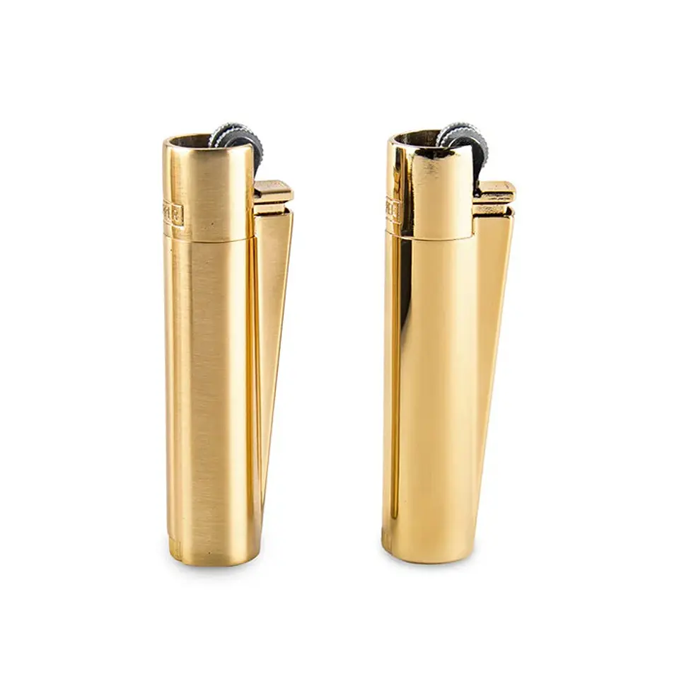 ENCENDEDOR METAL GOLD - CLIPPER 3