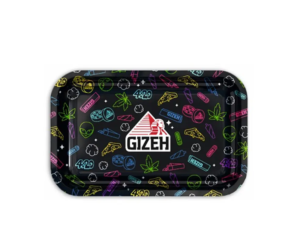BANDEJA GIZEH METALICA MEDIANA NEGRA 420 1