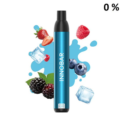 VAPER DESECHABLE MIXED BERRIES 2500 PUFFS 0% - INNOBAR
